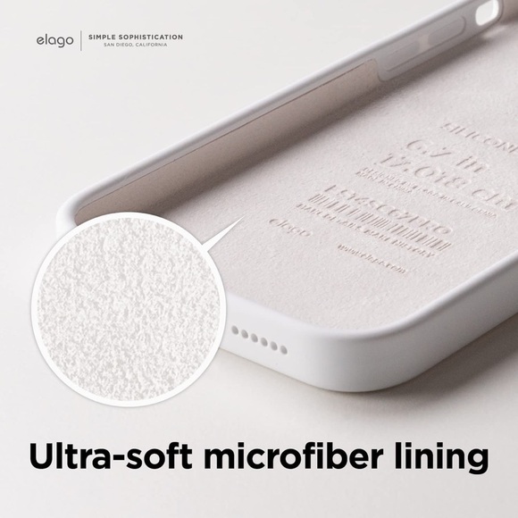 iPhone 14 Pro Max Silicone Phone Case, White - Picture 3 of 9